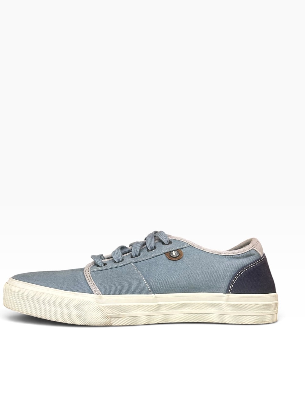 Taos Super Soul Canvas Low-Top Sneakers Lake Blue and Navy Size 8.5